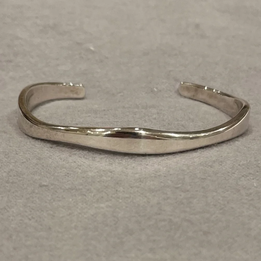 Vintage Mexican Sterling Silver Cuff Bracelet 925 | Taxco Style - Picture 3 of 4